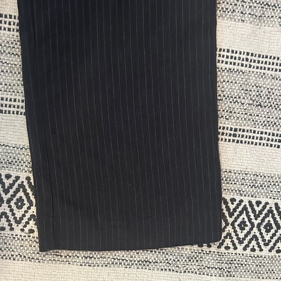 Abercrombie & Fitch Black&grey striped  Wide Leg Pants - Picture 2 of 5